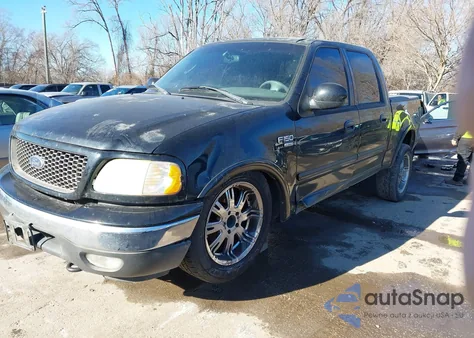 2002 Ford F-150 Lariat/Xlt из США, поврежденный, VIN 1FTRW08L62KD36862